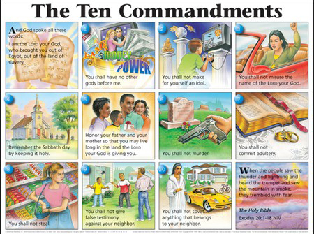 Ten Commandments Sunday School