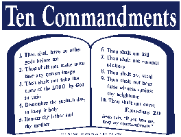 Ten Commandments Yard Signs